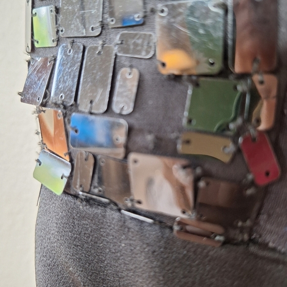 Alice + Olivia Black Strapless Jeri Sequin Crop Jumpsuit. Womens size M 8/10 - Picture 11 of 11